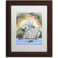 thumbnail image 1 of Trademark Fine Art "The Swan Princess" Canvas Art by Jennifer Nilsson, White Matte, Wood Frame, 1 of 1