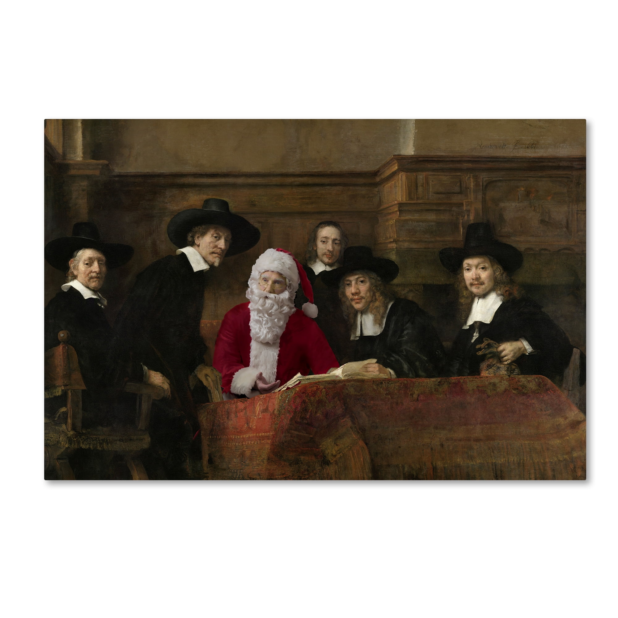 Trademark Fine Art 'The Syndics Of The Cloth Merchants' Canvas Art by Ed Wheeler