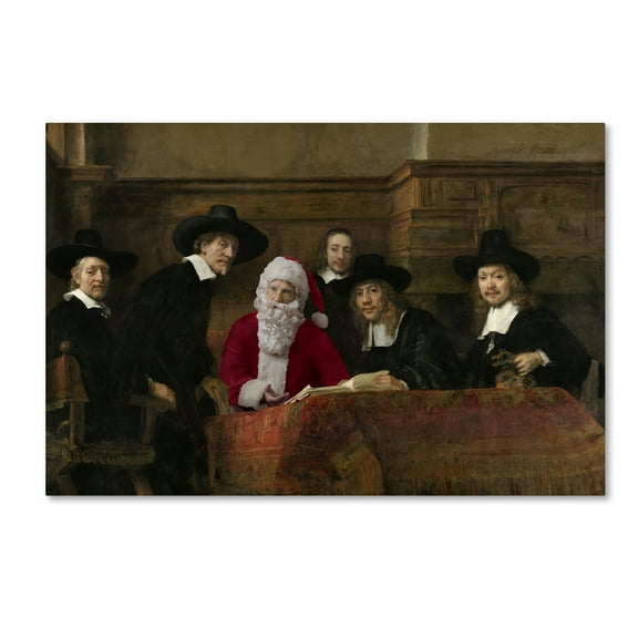Trademark Fine Art 'The Syndics Of The Cloth Merchants' Canvas Art by Ed Wheeler