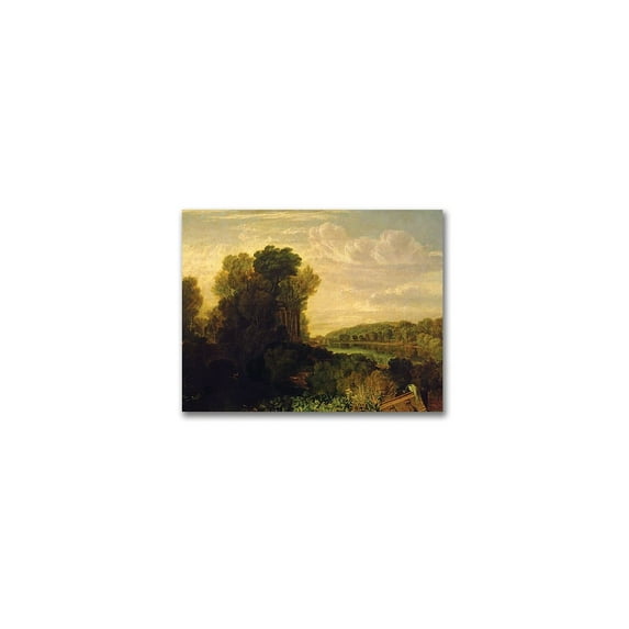 Trademark Fine Art "The Thames at Weybridge" Canvas Wall Art by Joseph Turner
