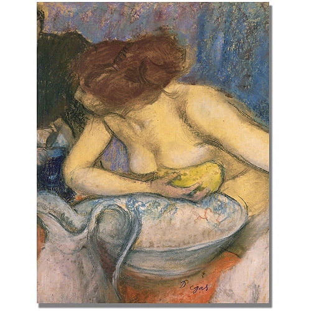 Trademark Fine Art "The Toilet" Canvas Art by Edgar Degas