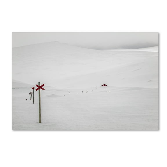 Trademark Fine Art 'The Track' Canvas Art by Eva Martensson