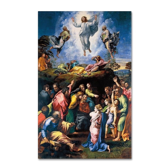 Trademark Fine Art "The Transfiguration 1519-20" Canvas Art by Raphael