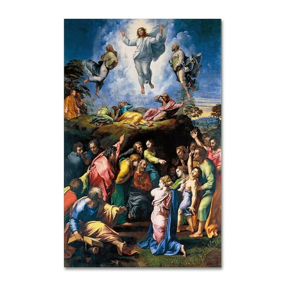 Trademark Fine Art "The Transfiguration 1519-20" Canvas Art by Raphael