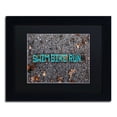 thumbnail image 1 of Trademark Fine Art 'The Triathlete II' Canvas Art by Nicole Dietz, Black Matte, Black Frame, 1 of 1