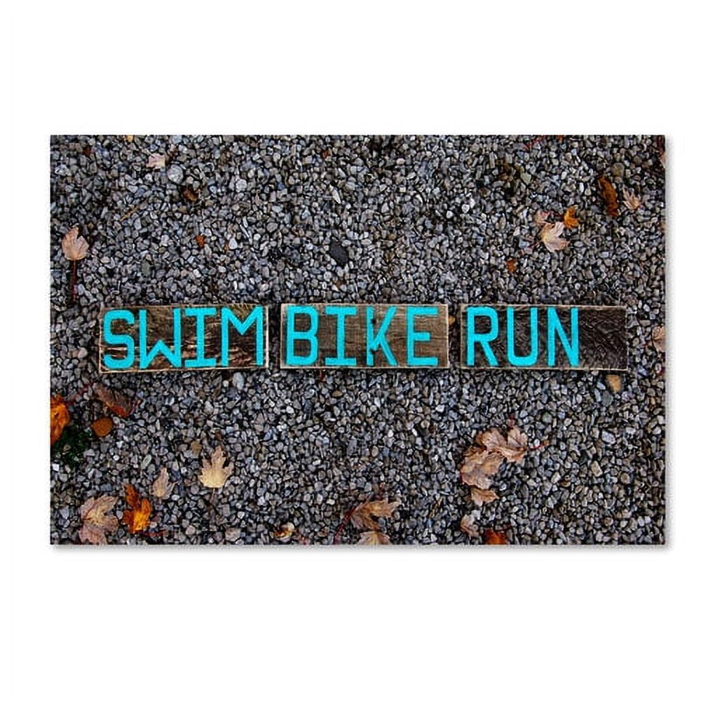 Trademark Fine Art 'The Triathlete II' Canvas Art by Nicole Dietz