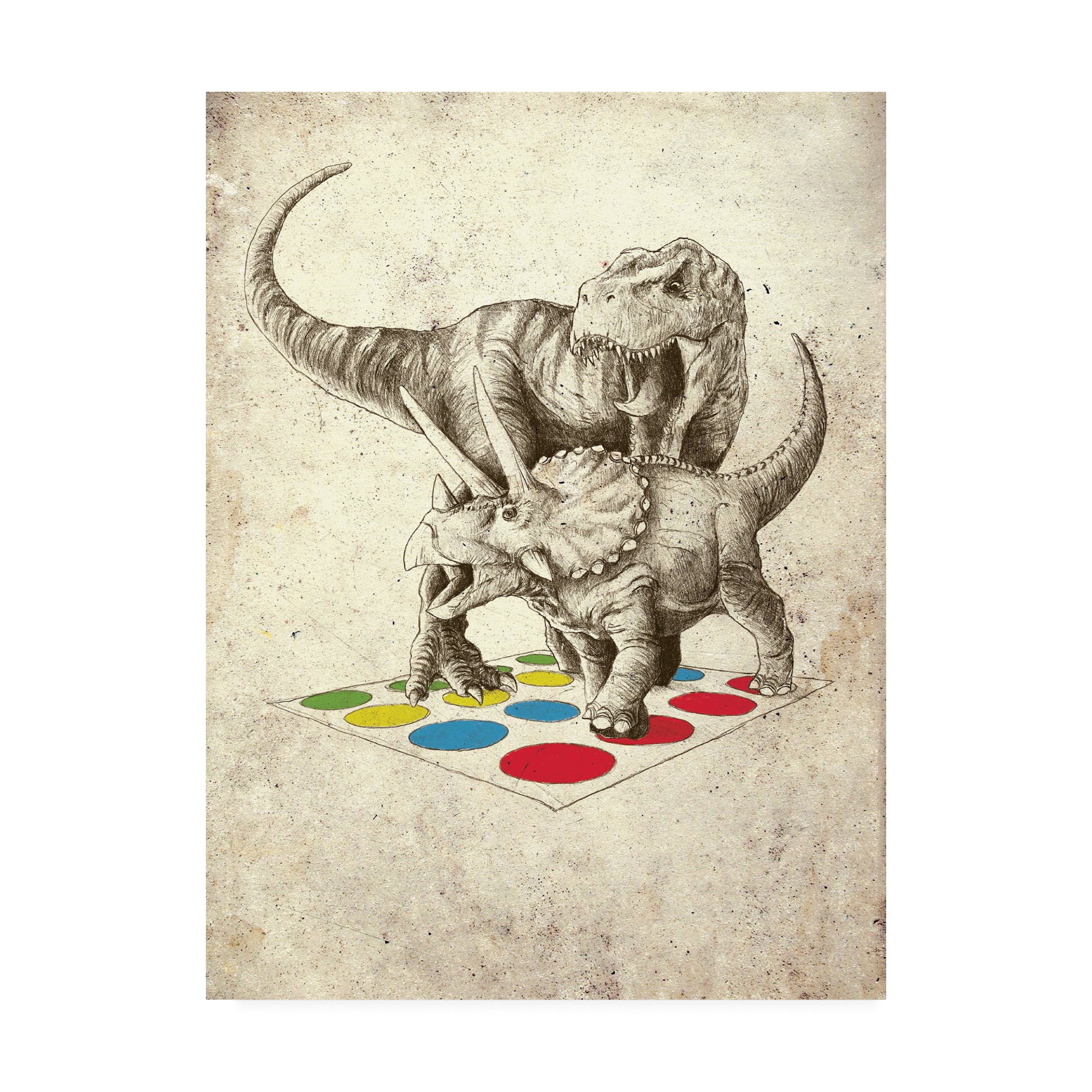 Trademark Fine Art 'The Ultimate Battle' Canvas Art by Michael Buxto