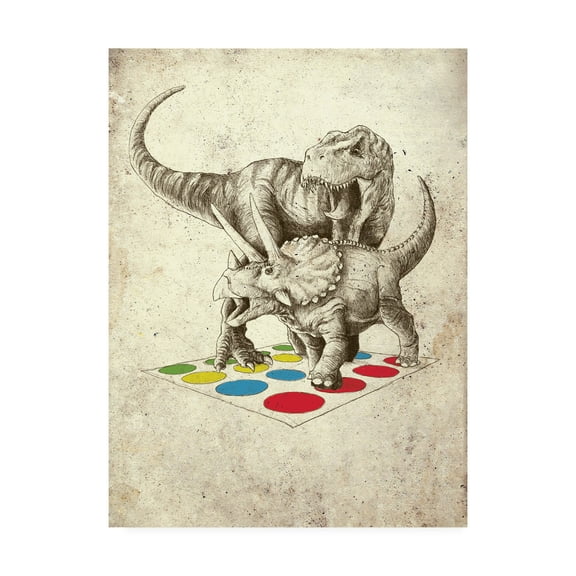 Trademark Fine Art 'The Ultimate Battle' Canvas Art by Michael Buxto