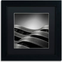 Trademark Fine Art "The Urban Sea" Canvas Art by Dave MacVicar, Black Matte, Black Frame