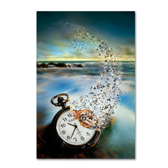 Trademark Fine Art 'The Vanishing Time' Canvas Art by Sandy Wijaya