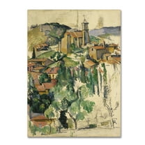 Trademark Fine Art 'The Village Of Gardanne' Canvas Art by Cezanne