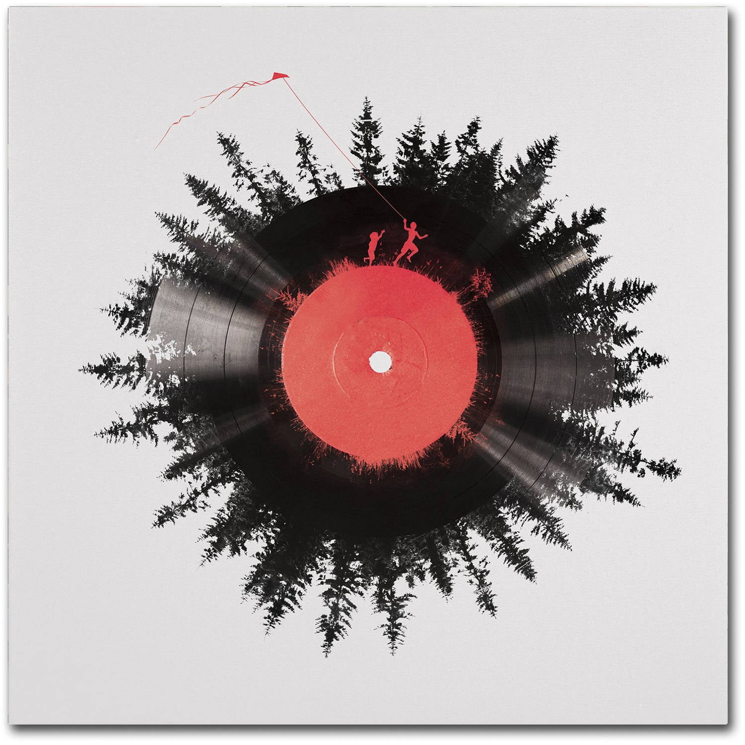Trademark Fine Art 'The Vinyl Of My Life' Canvas Art by Robert Farkas