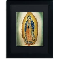 Trademark Fine Art "The Virgin" Canvas Art by Masters Fine Art, Black Matte, Black Frame