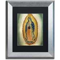 Trademark Fine Art "The Virgin" Canvas Art by Masters Fine Art, Black Matte, Silver Frame