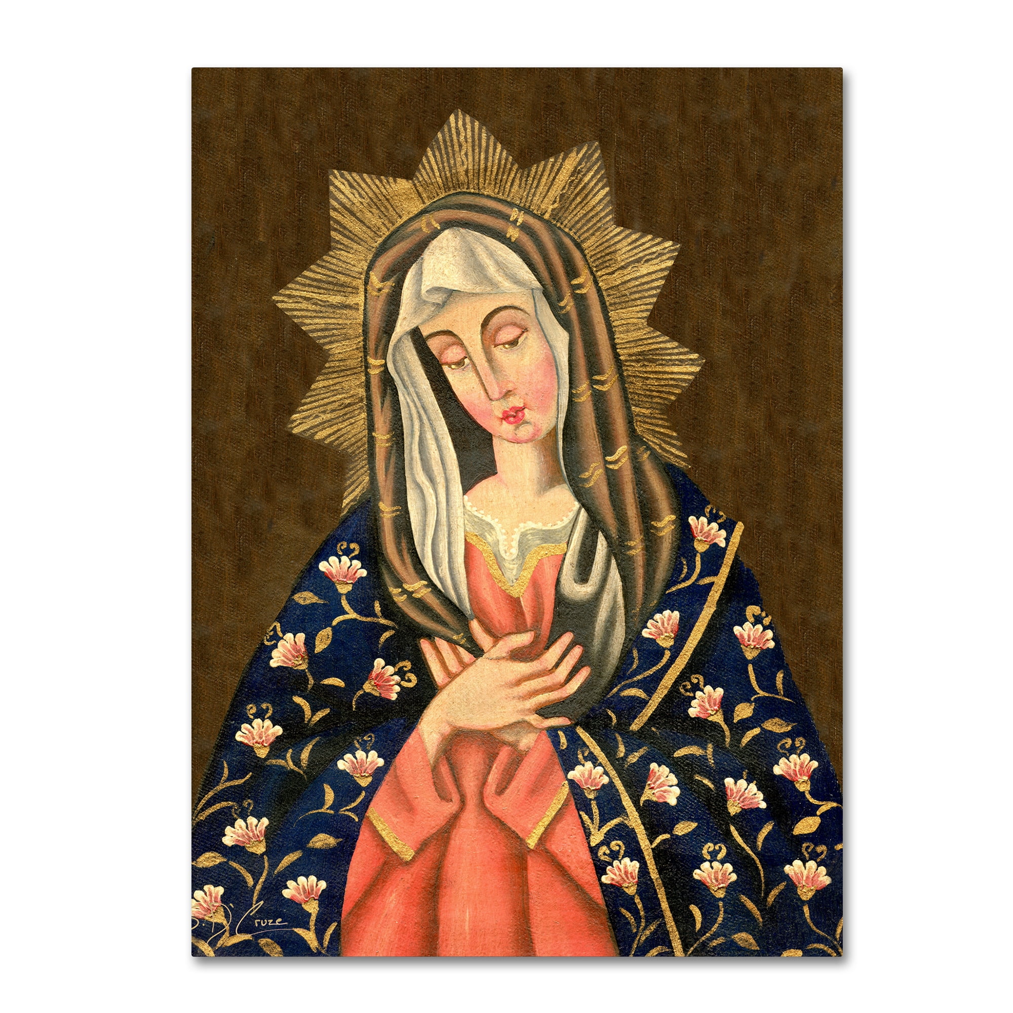Trademark Fine Art "The Virgin II" Canvas Art by Masters Fine Art
