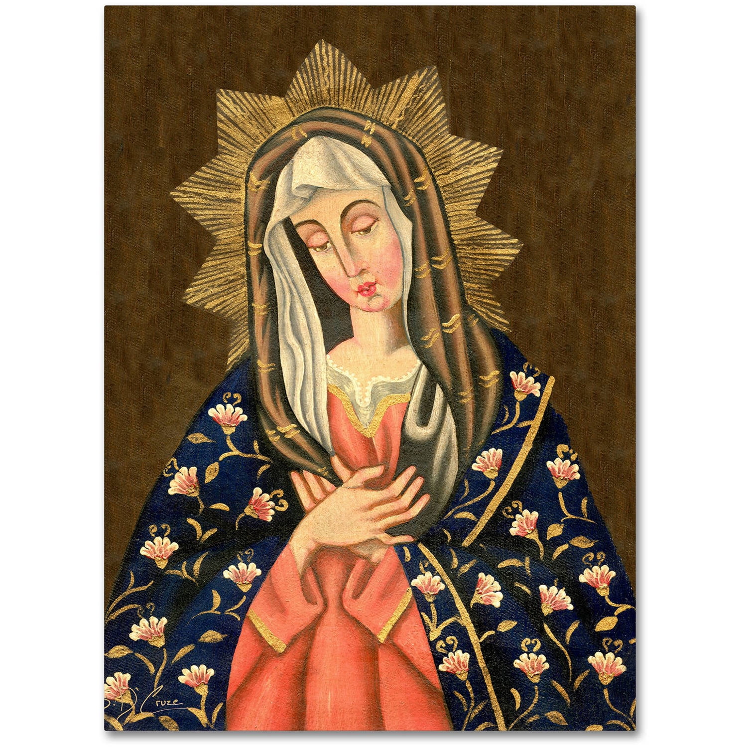 Trademark Fine Art "The Virgin II" Canvas Art by Masters Fine Art