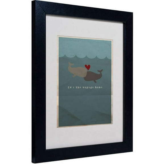 Trademark Fine Art "The Voyage Home" Matted Framed Art by Megan Romo