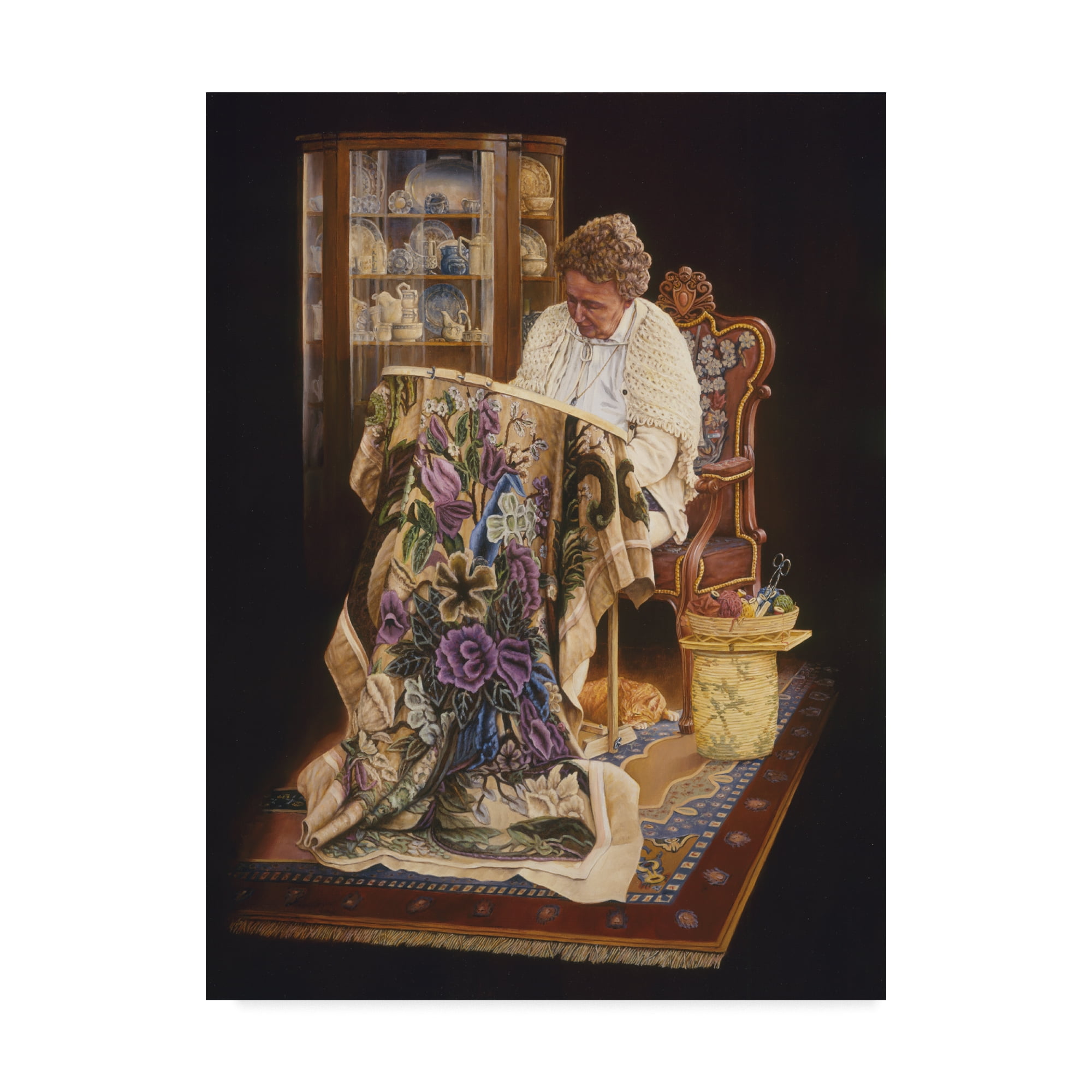 Trademark Fine Art 'The Wedding Gift' Canvas Art by Les Ray