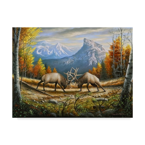Trademark Fine Art 'The Wild Frontier' Canvas Art by Chuck Black