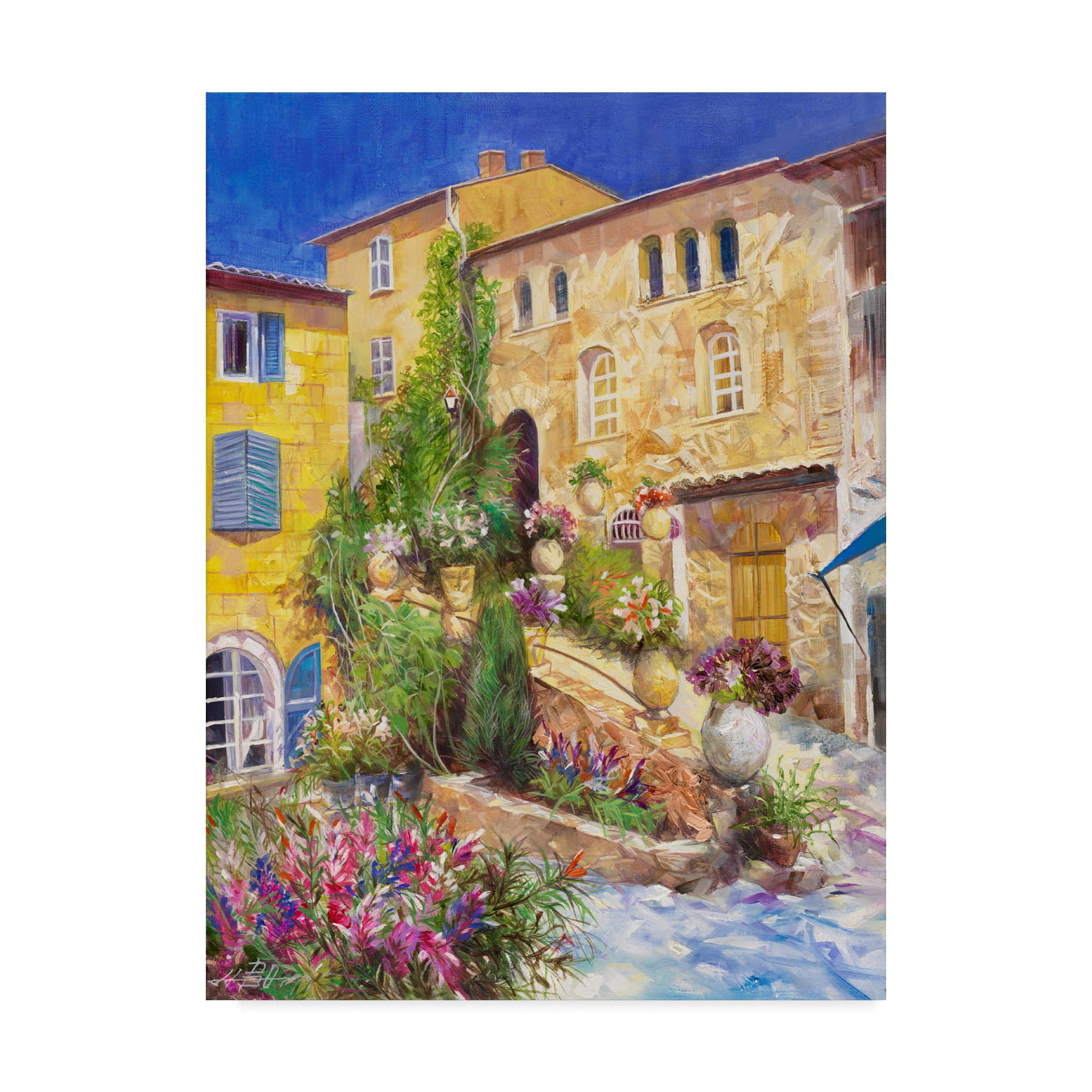 Trademark Fine Art 'The Yellow Estate' Canvas Art by Li Bo