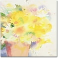 thumbnail image 1 of Trademark Fine Art "The Yellow Mums" Canvas Art by Sheila Golden, 1 of 3