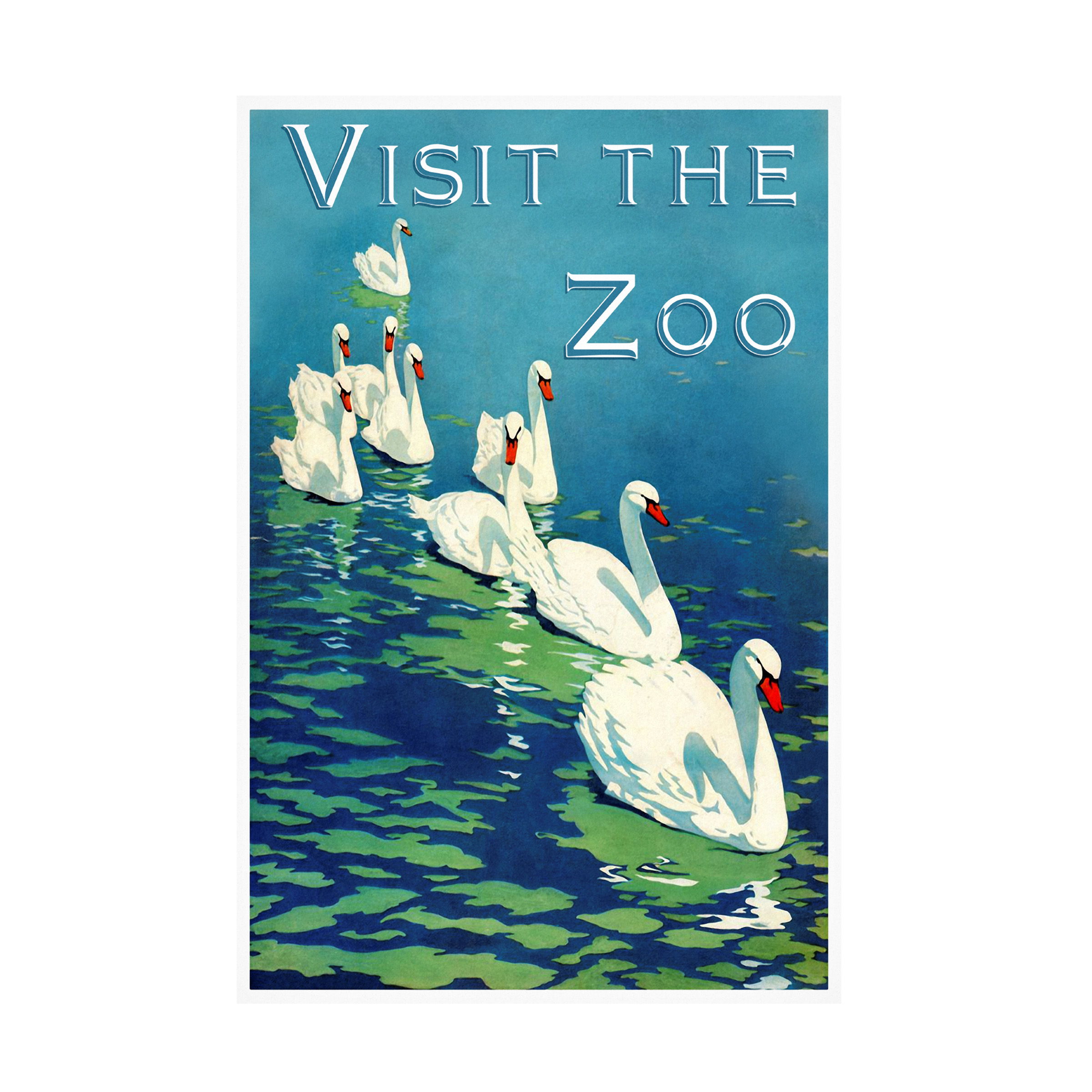 Trademark Fine Art Vintage Lavoie The Zoo 2 Canvas Wall Art - 16x24