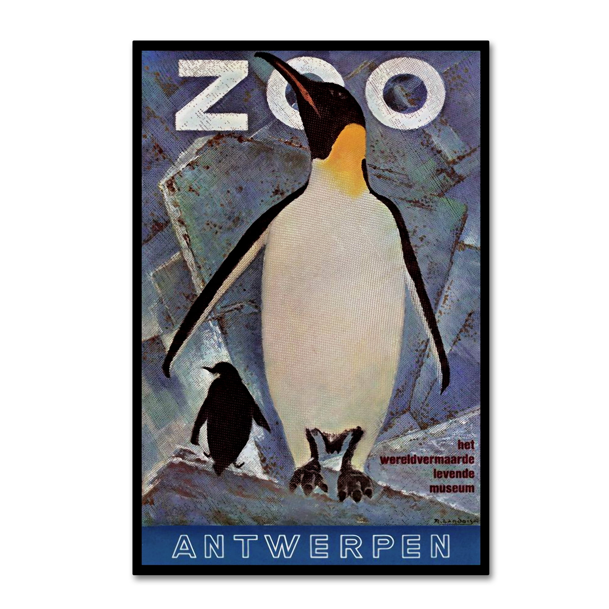 Trademark Fine Art 'The Zoo 5' Canvas Art by Vintage Lavoie