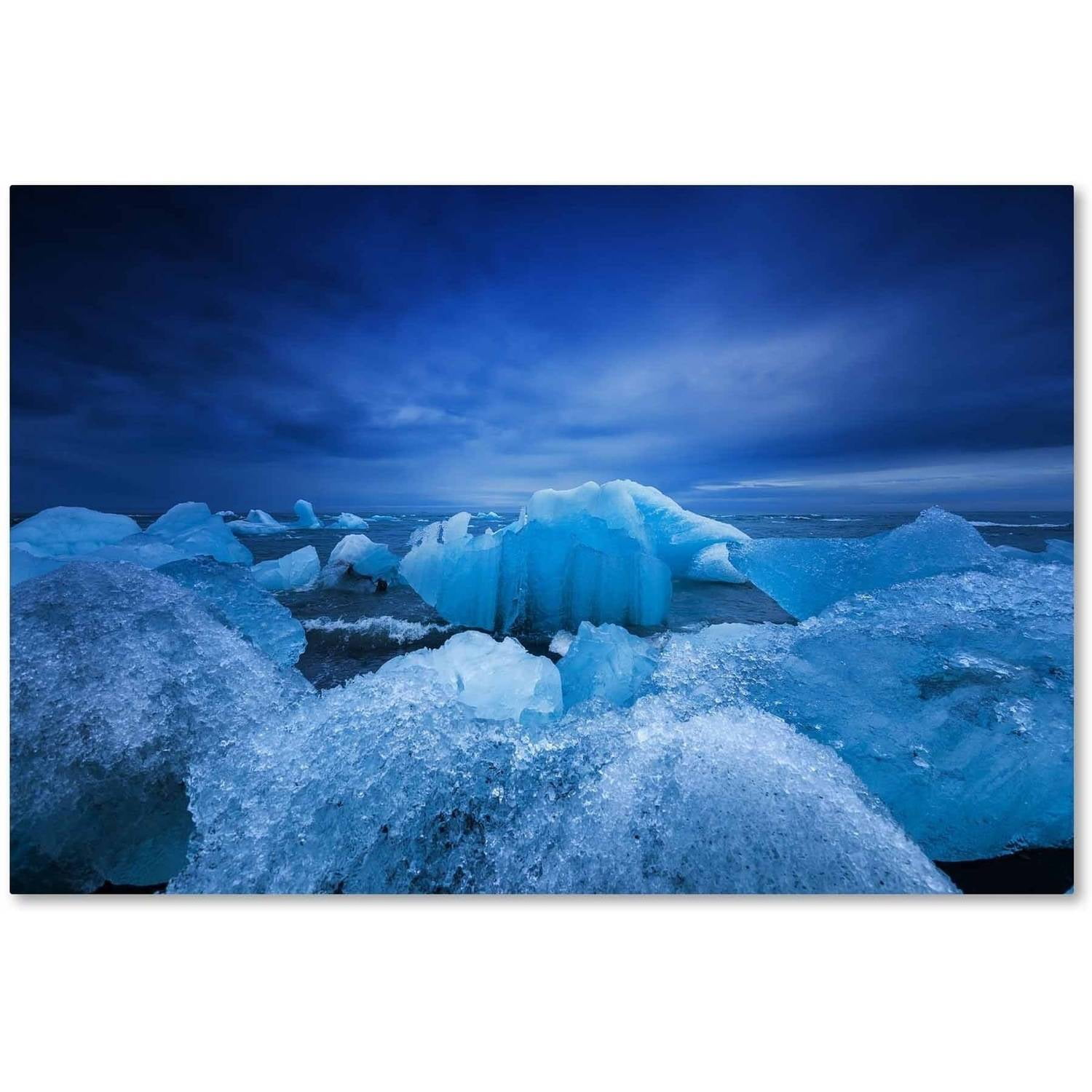 Trademark Fine Art 'Think Blue' Canvas Art by Philippe Sainte-Laudy