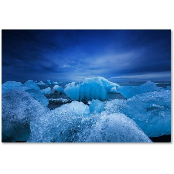 Trademark Fine Art 'Think Blue' Canvas Art by Philippe Sainte-Laudy