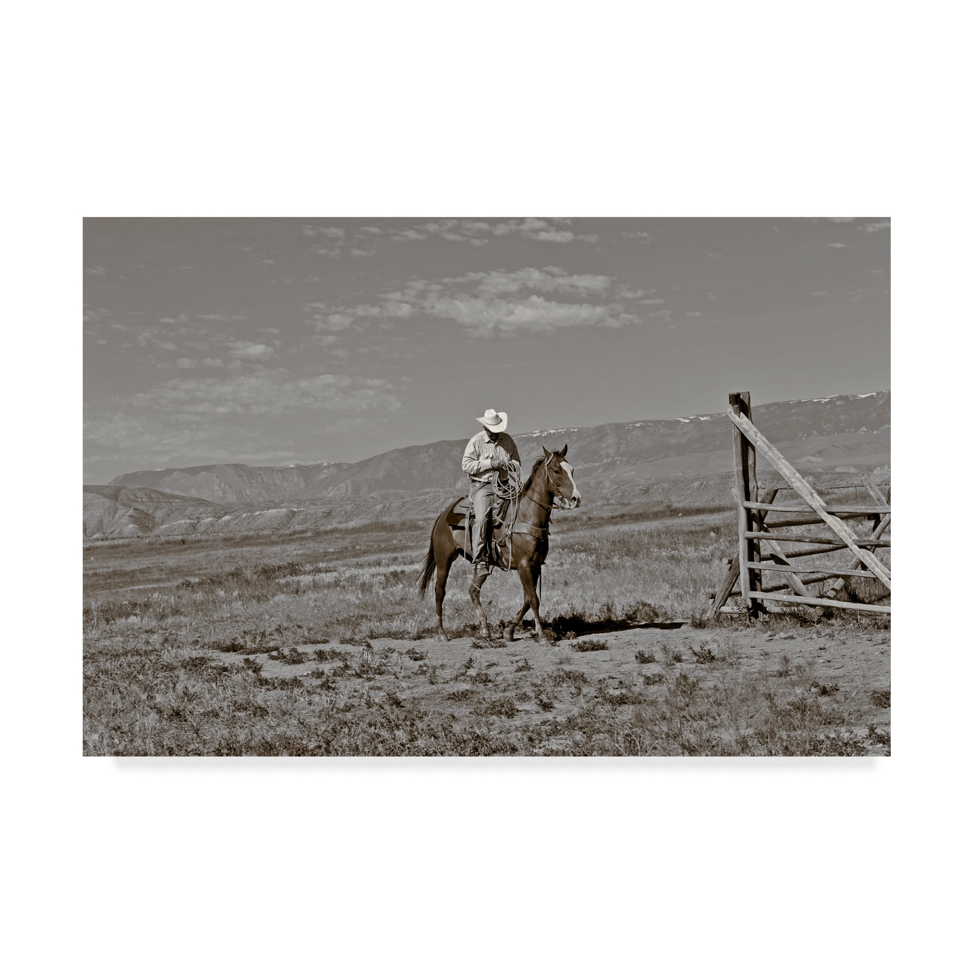 Trademark Fine Art 'Those Wild Montana Skies' Canvas Art by Amanda Smith