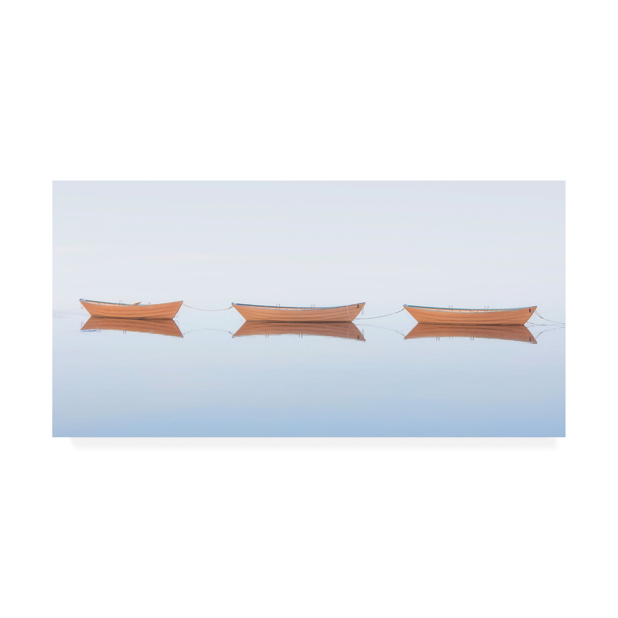Trademark Fine Art 'Three Dories II' Canvas Art by Katherine Gendrea