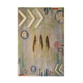 thumbnail image 1 of Trademark Fine Art 'Three Feathers' Canvas Art by Vintage Gypsy, 1 of 4