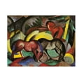thumbnail image 1 of Trademark Fine Art "Three Horses, 1912" Canvas Art by Franz Marc, 1 of 4
