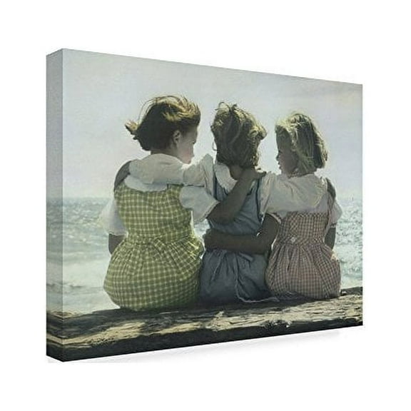 Trademark Fine Art 'Three Of A Kind' Canvas Art by Gail Goodwin