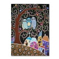 thumbnail image 1 of Trademark Fine Art 'Three Owls' Canvas Art by Karla Gerard, 1 of 3