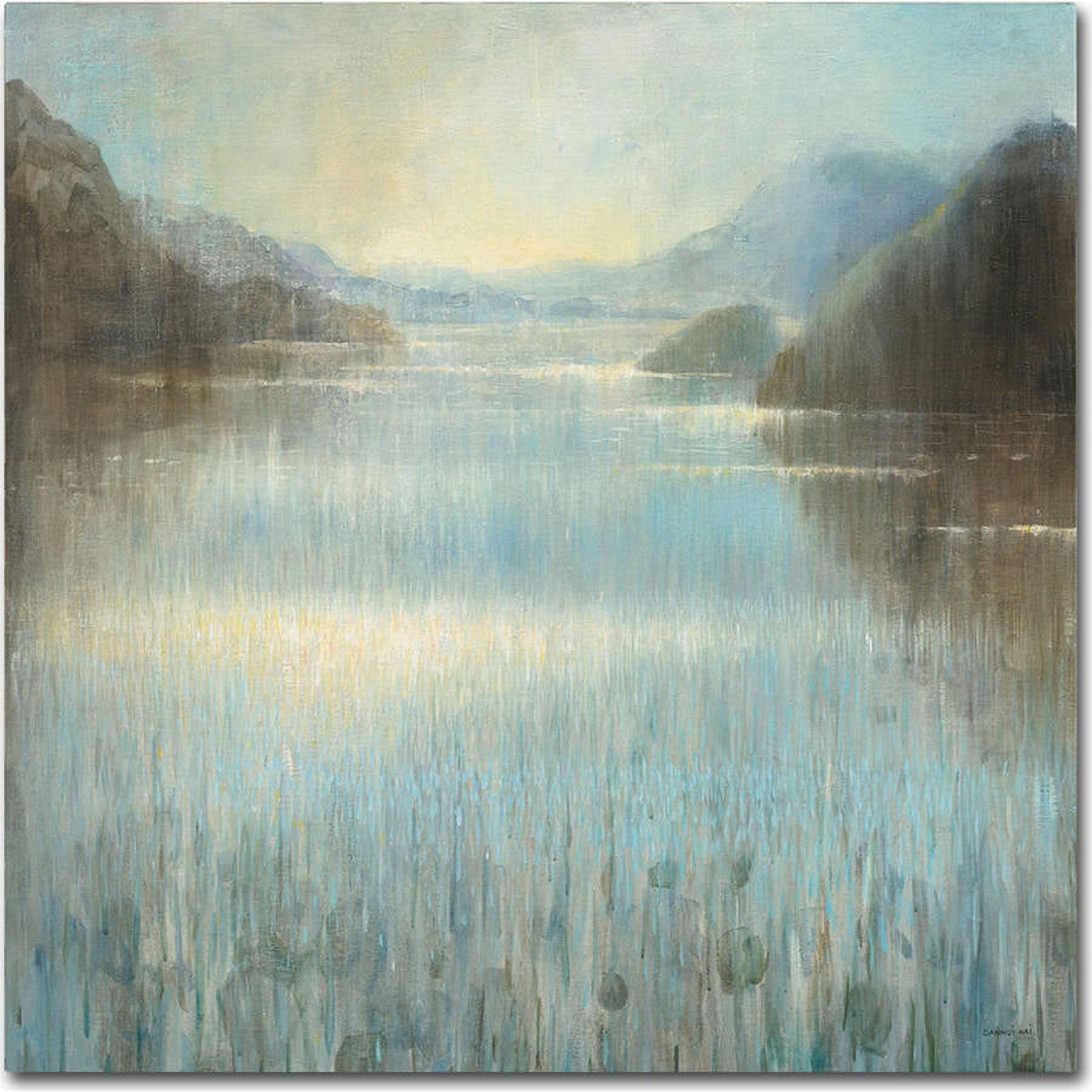 Trademark Fine Art "Through the Mist Square" Canvas Art by Danhui Nai