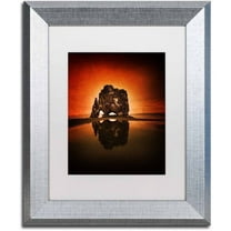 Trademark Fine Art 'Through the Wind' Canvas Art by Philippe Sainte-Laudy, White Matte, Silver Frame