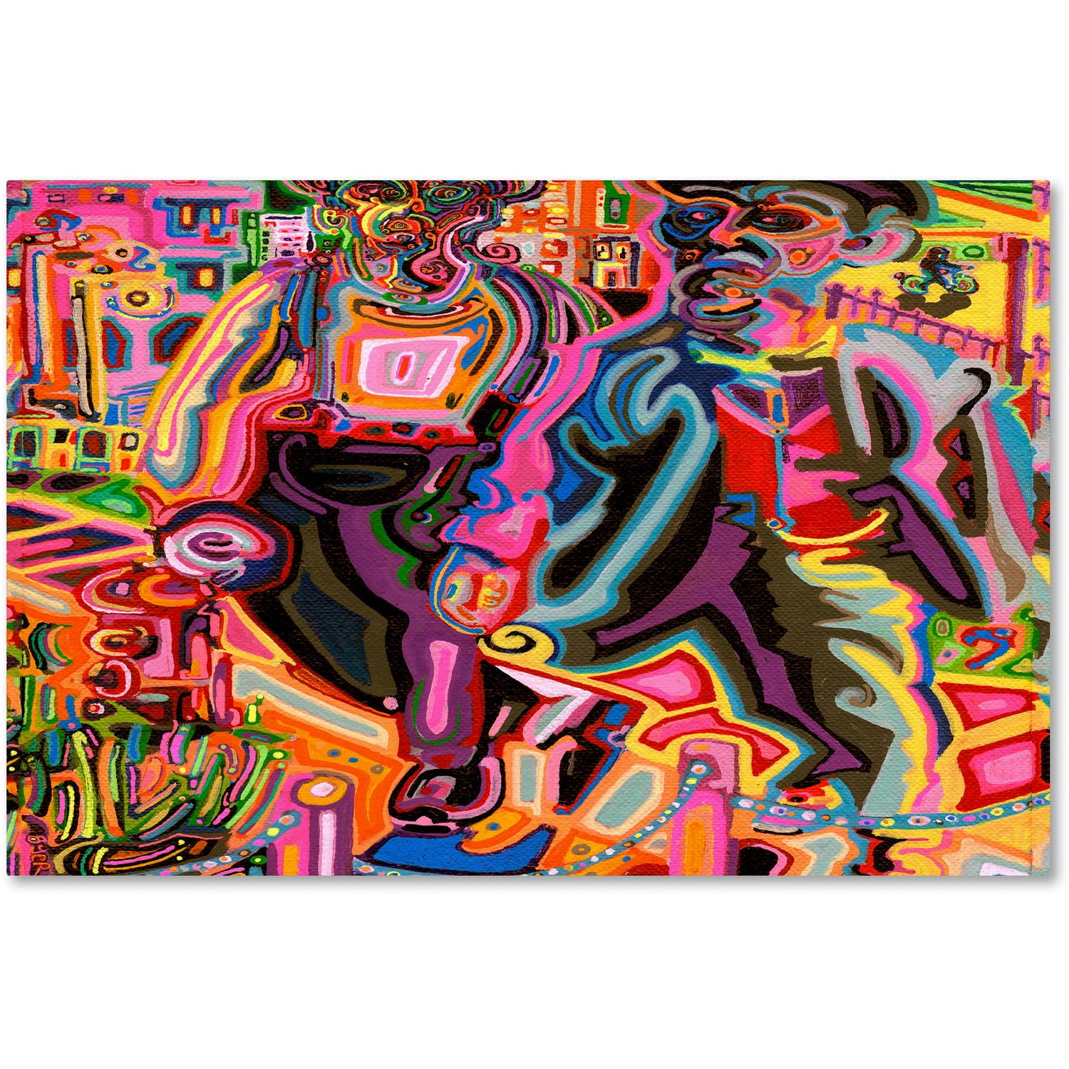 Trademark Fine Art "Thugs" Canvas Art by Josh Byer