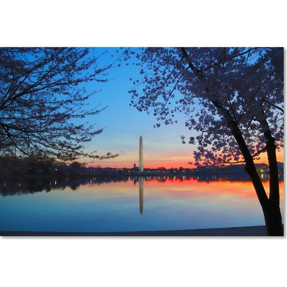 Trademark Fine Art "Tidal Basin Dawn" Canvas Art by CATeyes
