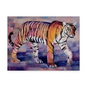 Trademark Fine Art 'Tigress, Khana, India' Canvas Art by Mark Adlington
