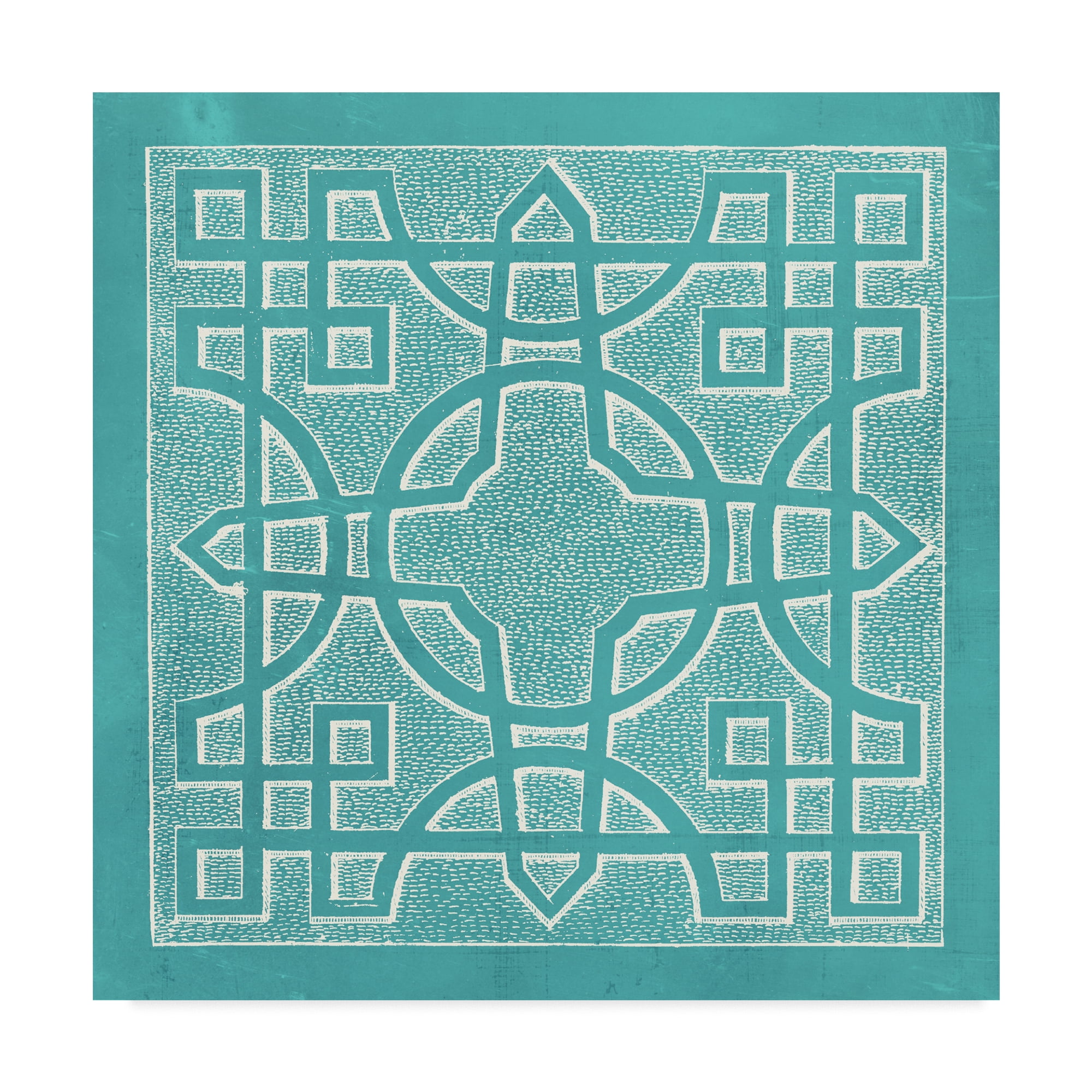 Trademark Fine Art 'Tile Ornamentale III' Canvas Art by Vision Studio