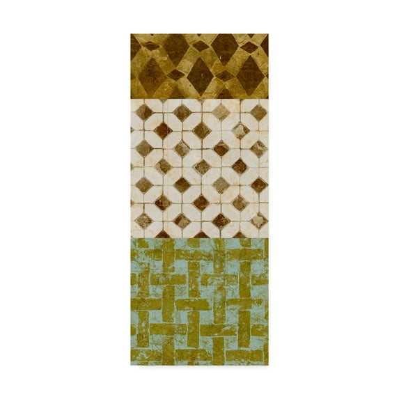 Trademark Fine Art 'Tiled Up IV' Canvas Art by Alonzo Saunders