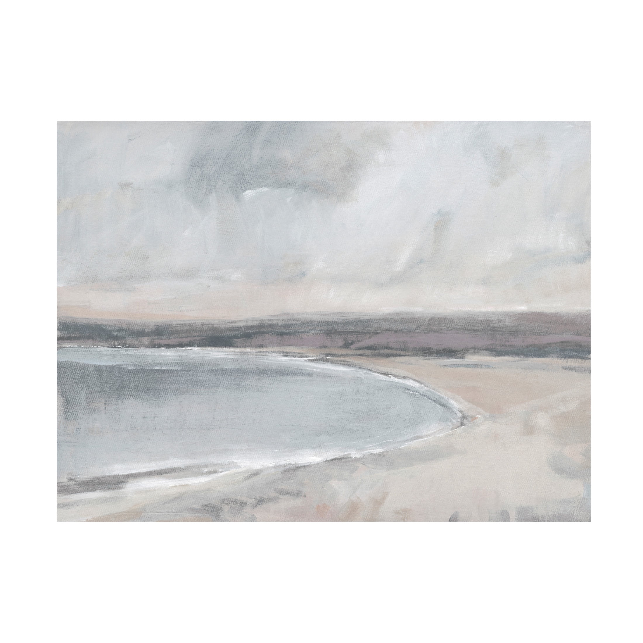Trademark Fine Art Tim OToole  Lavender Mist Coast II Canvas Wall Art