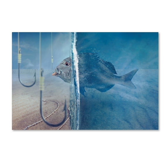 Trademark Fine Art 'Time To Eat At Outside' Canvas Art by Sulaiman Almawash