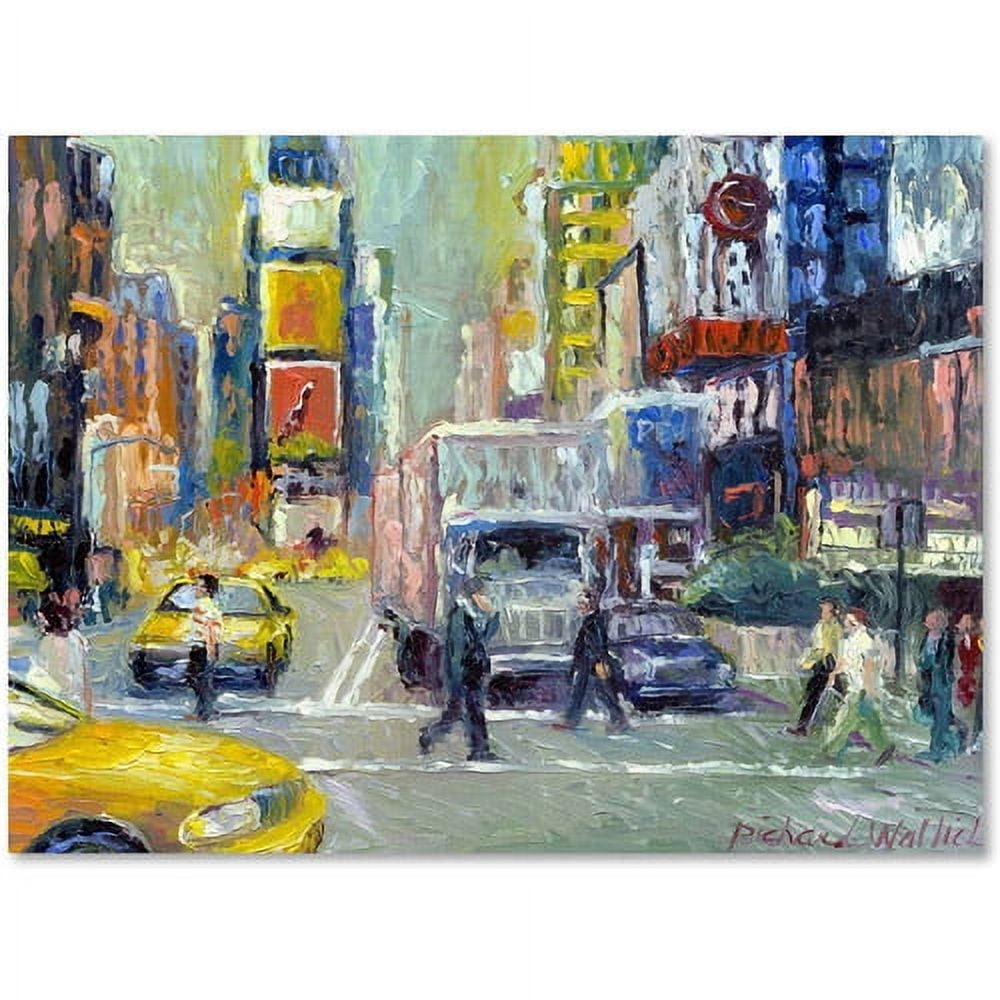 Richard Wallich Times Square Impressionist Canvas Art