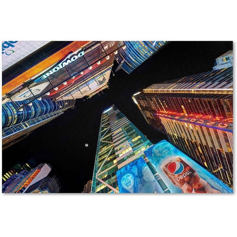 Trademark Fine Art "Times Square NYC" Canvas Art by David Ayash