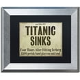 thumbnail image 1 of Trademark Fine Art "Titanic" Canvas Art by Color Bakery Black Matte, Silver Frame, 1 of 4