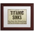 thumbnail image 1 of Trademark Fine Art "Titanic" Canvas Art by Color Bakery White Matte, Wood Frame, 1 of 1