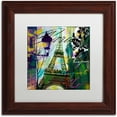 thumbnail image 1 of Trademark Fine Art "To Paris With Love I" Canvas Art by Color Bakery White Matte, Wood Frame, 1 of 1