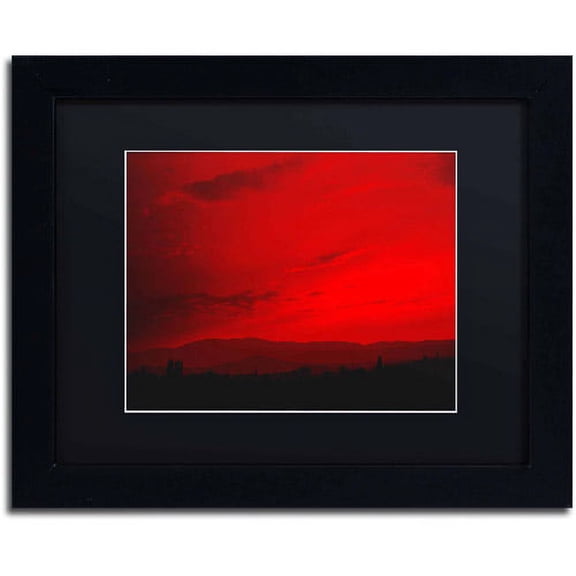 Trademark Fine Art "To the Threshold of Silence" Canvas Art by Philippe Sainte-Laudy, Black Matte, Black Frame